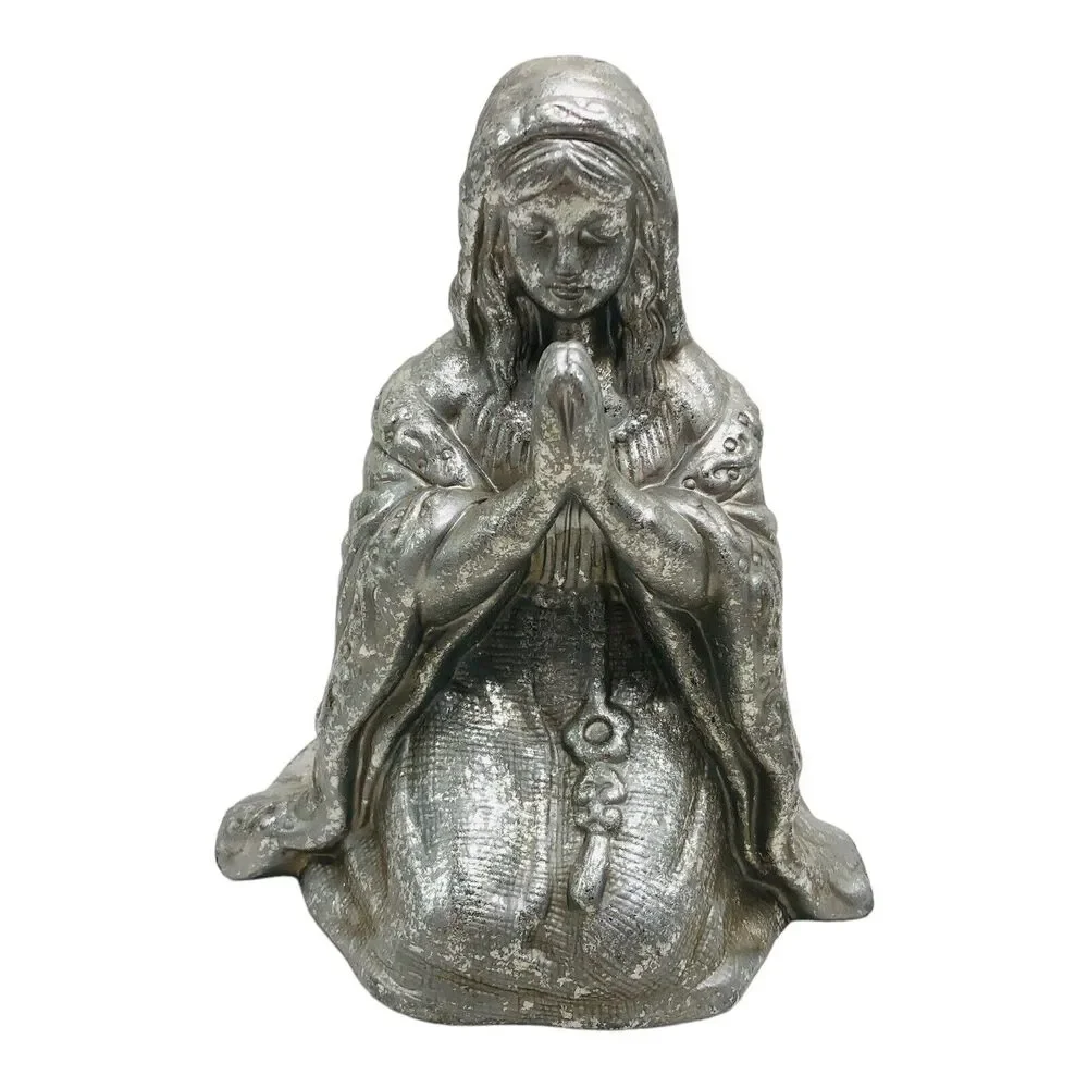 Dept 56 Mother Mary Gilded Silver Replacement For Eden Prairie Nativity Set Lg